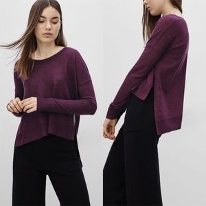 Wilfred Aritzia Librement high low sweater - slit